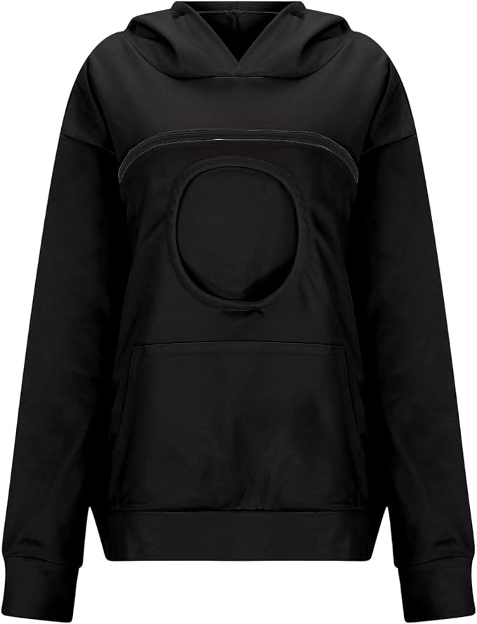 Warm Cat Pouch Hoodie