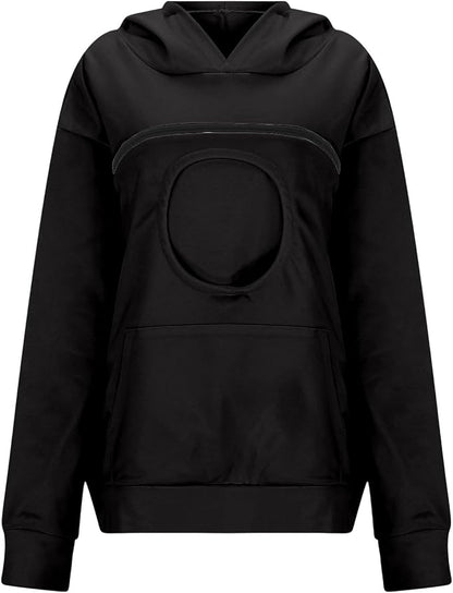Warm Cat Pouch Hoodie