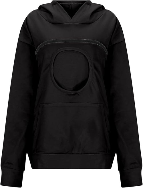Warm Cat Pouch Hoodie